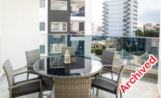 2 bedroom furnished apartment with swimming pool to rent in Larnaca