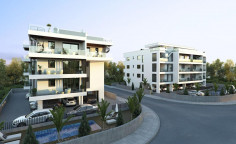 1 bedroom furnished apartment with swimming pool for sale in Livadia
