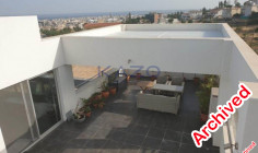 Sea view top floor apartment for rent in Agios Athanasios 