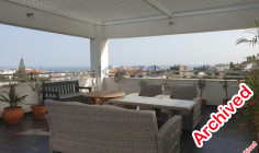 Sea view top floor apartment for rent in Agios Athanasios 