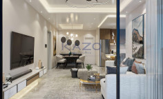Modern four bedroom apartment top floor in Polemidia with roof terrace 