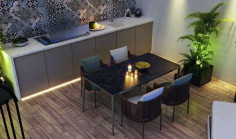 Modern four bedroom apartment top floor in Polemidia with roof terrace 