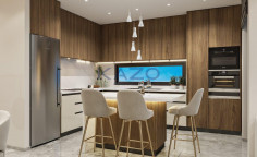 Modern four bedroom apartment top floor in Polemidia with roof terrace 
