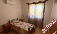 Fully furnished detached house with pool for rent in Kolossi 