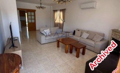 Fully furnished detached house with pool for rent in Kolossi 