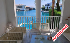 Spectacular two bedroom villa on the sea with private pool in Limassol Marina 