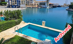 Spectacular two bedroom villa on the sea with private pool in Limassol Marina 