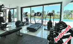 Modern 2 bedroom apartment with sea view in Mouttagiaka 
