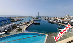 Spacious 3 bedroom apartment with sea view in Limassol Marina 