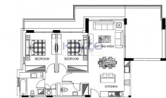 Spacious two bedroom apartment in Mesa Geitonia area 