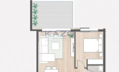 1 bedroom apartment for sale in Pyrgos