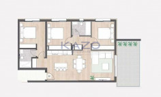 Spacious three bedroom apartment for sale in Pyrgos 