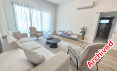 Spacious 2 bedroom apartment for rent with sea view in Agios Athanasios 