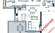 Spacious 3 beds apartment with swimming pool for sale in Neapolis