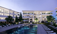 Charming two bedroom apartment with communal pool and gym in Mouttalos, Paphos 
