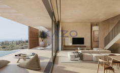 Stunning villa with sea view and private pool for sale in Pegeia 