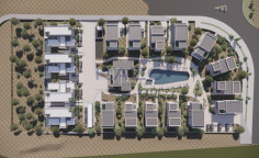 For sale villa with sea front pool in Geroskipou 