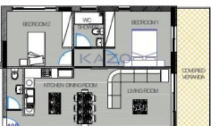 2 bedroom furnished apartment for sale in Agios Athanasios