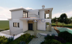 Luxurious six bedroom villa with sea view and private pool in Pegeia 
