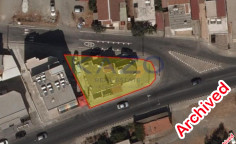 For sale commercial corner building plot 453 m2 in vibrant Zakaki , Limassol