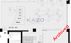 Spacious 176 m2 office for sale in Kapsalos 