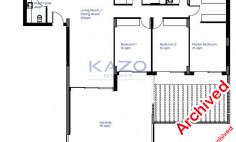 Spacious 4 bedroom apartment with sea view in Panthea 