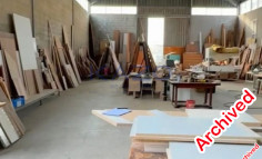 Spacious 570 m2 warehouse for rent in Ypsonas 