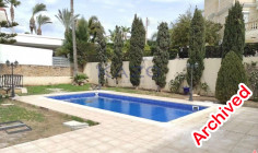 7 bedroom villa with swimming pool to rent in Agios Tychonas