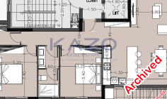 Spacious three bedroom apartment for sale in Columbia 