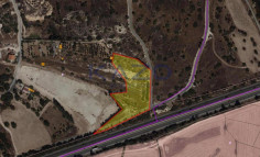 Spacious 7282m2 development land with sea view in Agios Tychonas , Limassol