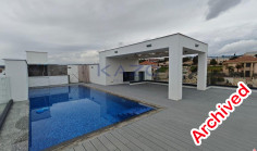Modern 3 bedroom apartment with private roof garden pool for sale in Agia Fyla 