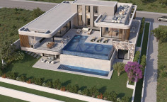 Stunning villa with sea view in Panthea for sale 