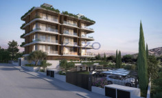 Spacious 2 bedroom apartment with pool in Agios Tychonas 