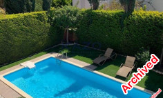 Four bedroom villa in Agios Tychonas with pool and gym 
