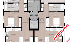 Modern top floor 2 bedrooms apartment with roof garden for sale 
