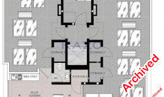 Modern top floor 2 bedrooms apartment with roof garden for sale 