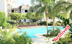 Beautiful two bedroom apartment with pool in Agios Tychonas 