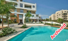 Beautiful two bedroom apartment with pool in Agios Tychonas 