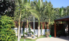 First line three bedroom sea front home with pool 