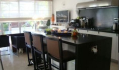 First line three bedroom sea front home with pool 