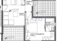 Modern two bedroom top floor apartment with sea view Agios Athanasios 