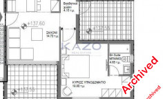 Modern two bedroom top floor apartment with sea view Agios Athanasios 