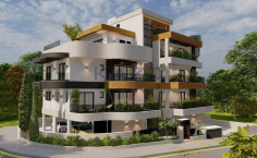 Modern two bedroom top floor apartment with sea view Agios Athanasios 