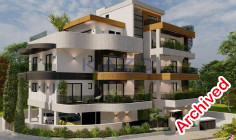 Modern two bedroom top floor apartment with sea view Agios Athanasios 