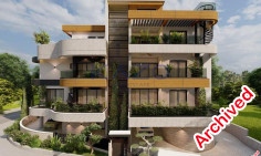 Stunning top floor apartment with sea view and pool 