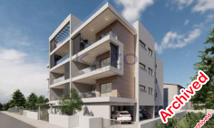 Modern one bedroom top floor apartment with roof garden for sale in Zakaki with sea view 