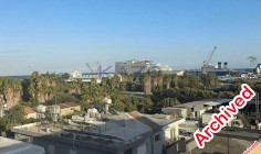 Modern one bedroom top floor apartment with roof garden for sale in Zakaki with sea view 