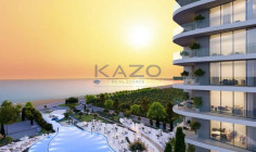 Luxury sea front one bedroom apartment with communal pool in Agios Antonios 