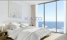 Luxury sea front one bedroom apartment with communal pool in Agios Antonios 