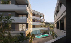 Stunning Agios Tychonas penthouse apartment with pool 